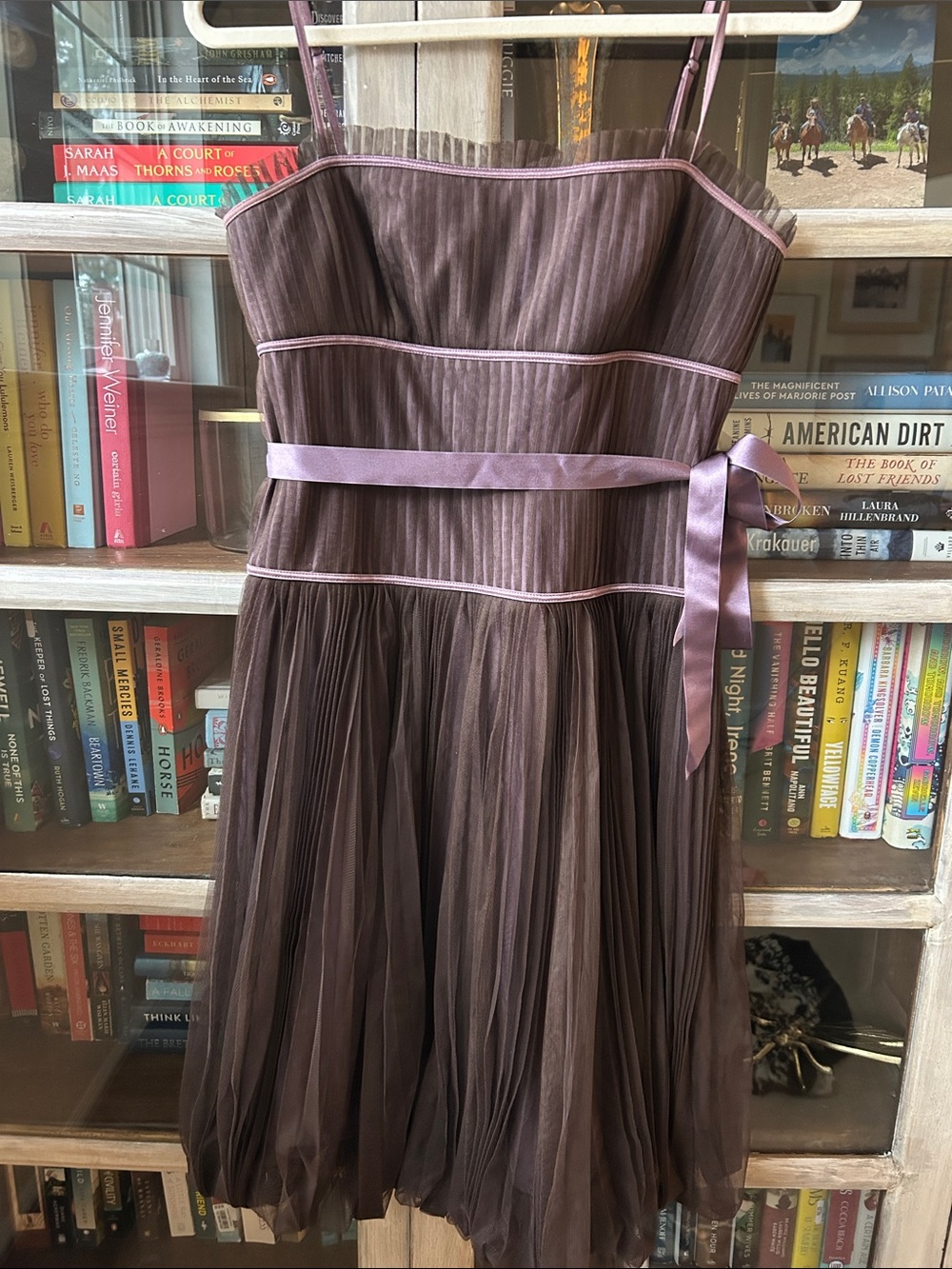 Vintage Y2K Cupcake Pleated Tulle Cocktail Dress - Picture 2 of 8